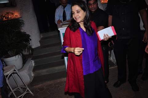 Anupama Chopra Snapped outside Olive