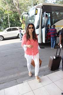 Juhi Chawla Snapped at Airport