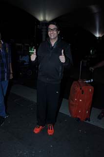 Shiamak Davar Snapped at Airport