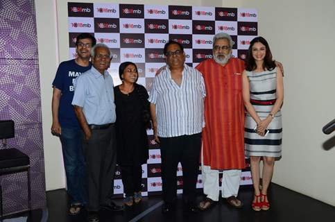 Saumya Tandon, Ranjit Kapoor, Satish Kaushik and Kundan Shah at Screening of Jaane Bhi Do Yaaro