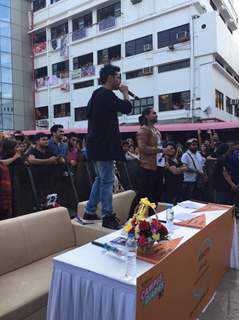 Varun Dhawan and Salman Yusuf Khan at  at Promotions of Dilwale