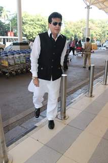 Jeetendra Snapped at Airport