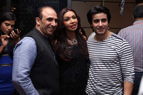 Achala Sachdev and Gautam Rode at Bikramjeet Kanwarpal Mother's Birthday