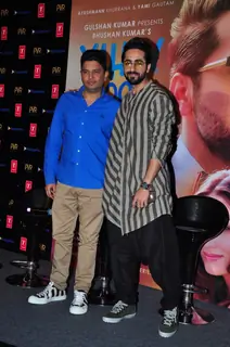Ayushmann Khurrana and Bhushan Kumar at Launch of 'Yahi Hoon Main' Music Video