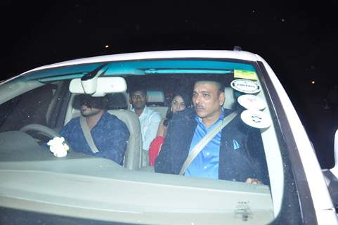 Ravi Shastri at Rohit Sharma's Wedding Ceremony