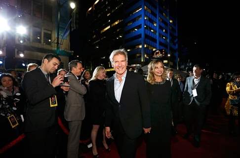 Harrison Ford at Premiere of 'Star Wars: The Force Awakens'