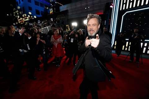 Mark Hamil at Premiere of 'Star Wars: The Force Awakens'