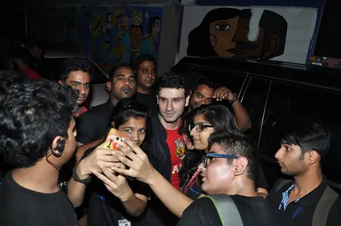 Navneet Kaur Dhillon and Girish Kumar Promotes 'Loveshhuda' at Jai Hind College