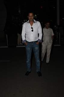 Rahul Mahajan Snapped at Airport