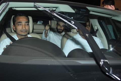 Ranveer Singh at Special Screening of 'Bajirao Mastani'