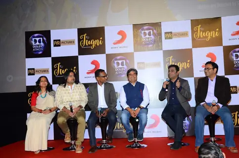 Vishal Bhardwaj and A.R. Rahman at Music Launch of Film 'Jugni'