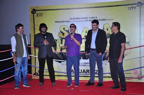 Whole Team 'Saala Khadoos' at Trailer Launch