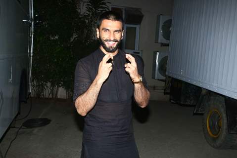 Ranveer Singh at Mehboob Studios