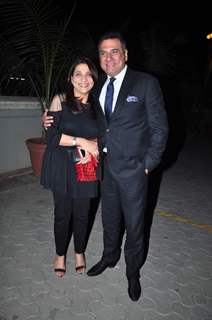 Boman Irani with wife Zenobia Irani at Special Screening of Dilwale