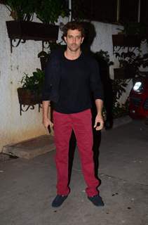 Hrithik Roshan at Special Screening of Bajirao Mastani