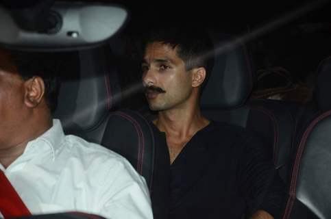 Shahid Kapoor at Special Screening of Bajirao Mastani