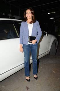 Madhuri Dixit at Special Screening of Bajirao Mastani