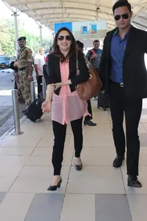 Madhuri Dixit  Snapped at Airport