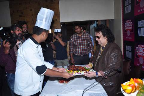 Disco King 'Bappi Lahiri' at Barbeque Nation's 'Bollywood Disco Carnival'