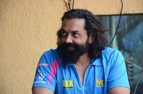 Bobby Deol at Mumbai Heroes Corporate Cricket Match