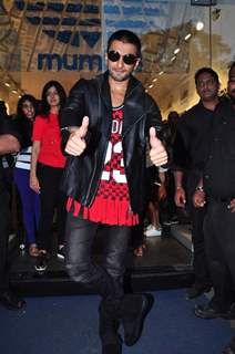 Ranveer Singh at Adidas Store