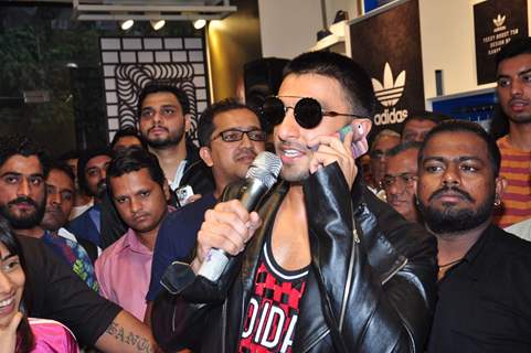 Bajirao A.k.a Ranveer Singh at Adidas Store