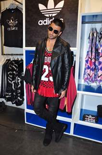 Ranveer Singh at Adidas Store