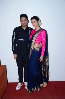 Bhushan Kumar and  Divya Khosla at Song Launch of 'Sanam Re'