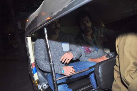 Salman Khan and Nikhil Dwivedi Takes a Rickshaw Ride Post Dinner