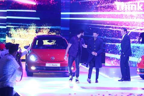 Shahid Kapoor and Kunal Rawal at Walks for Volkswagen Car Launch
