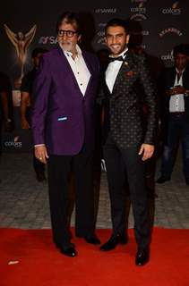 Amitabh Bachchan and Ranveer Singh at Stardust Awards