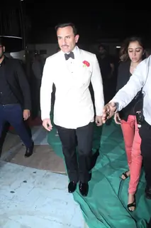 Saif Ali Khan Snapped at  Backstage of Stardust Awards