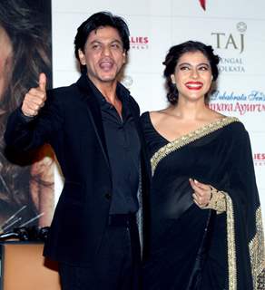Kajol and Shah Rukh Khan for Promotions of 'Dilwale' at Kolkata