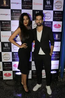 Priyanka Talukdar and Ashish Sharma at Launch of Telly Calendar 2016