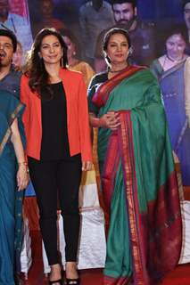 Juhi Chawla, Shabana Azmi and Sameer Soni for Promotions of 'Chalk n Duster' at SM Shetty School