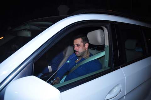 Salman Khan at Anil Kapoor's Birthday Bash