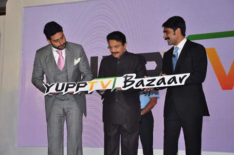 Abhishek Bachchan at Launch of 'Yupp TV Bazaar'