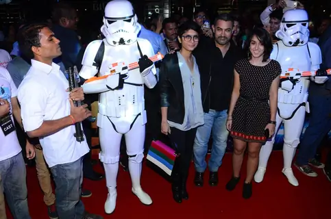 Aamir Khan and Kiran Rao at Premiere of 'Star Wars: The Force Awakens'