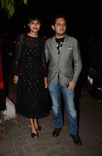 Vishesh Bhatt with wife at Jackky Bhagnani's Birthday Bash