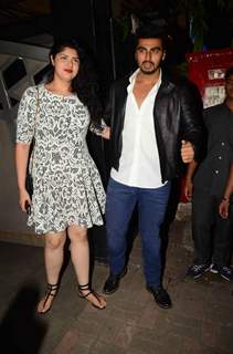 Arjun Kapoor with sister Anshula Kapoor at Jackky Bhagnani's Birthday Bash