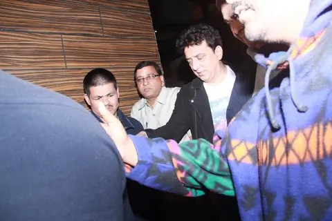 Sajid Nadiadwala was snapped at Aamir Khan's Dinner party