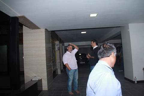 Aamir Khan and Rajkumar Hirani snapped while in a conversation