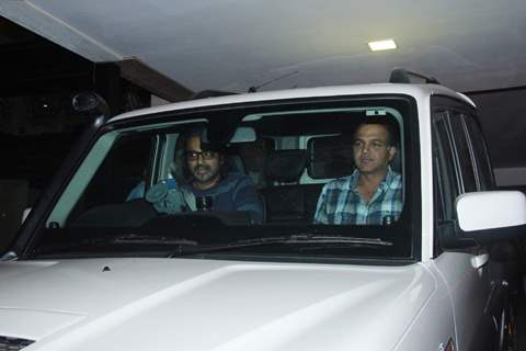 Ashutosh Gowarikar was snapped at Aamir Khan's Dinner party