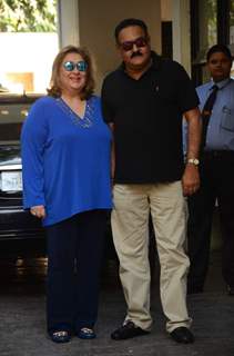 Reema Jain with Manoj Jain at Kapoor Family's Christmas Brunch