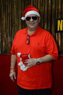 Rajiv Kapoor poses for the media at Kapoor Family's Christmas Brunch