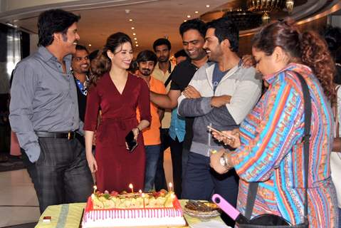 Tammanah's Birthday Celebrations on Oopiri Sets