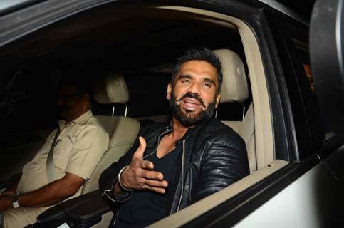 Suniel Shetty at Salman Khan's Birthday Bash