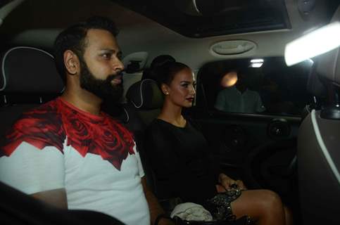 VJ Andy and Elli Avram at Salman Khan's Birthday Bash