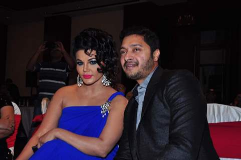 Shreyas Talpade and Rakhi Sawant at Launch of Film 'Ajab Singh Ki Gazab Kahani'