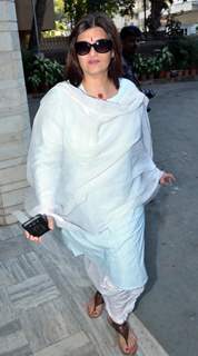 Sarika at Prayer Meet of 'Sadhana'